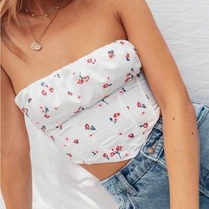 Princess Polly Bad Gal Bustier Ivy Floral